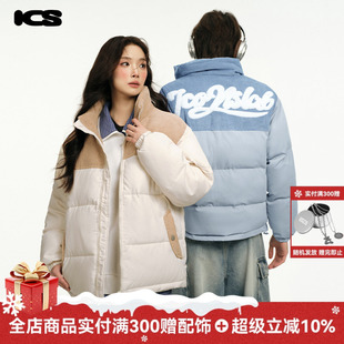 ics 丁真同款 iconslab灯芯绒棉服外套面包服棉衣冬 王鹤棣