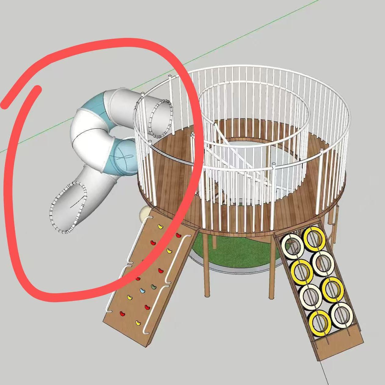 户外儿童游乐设备设计费