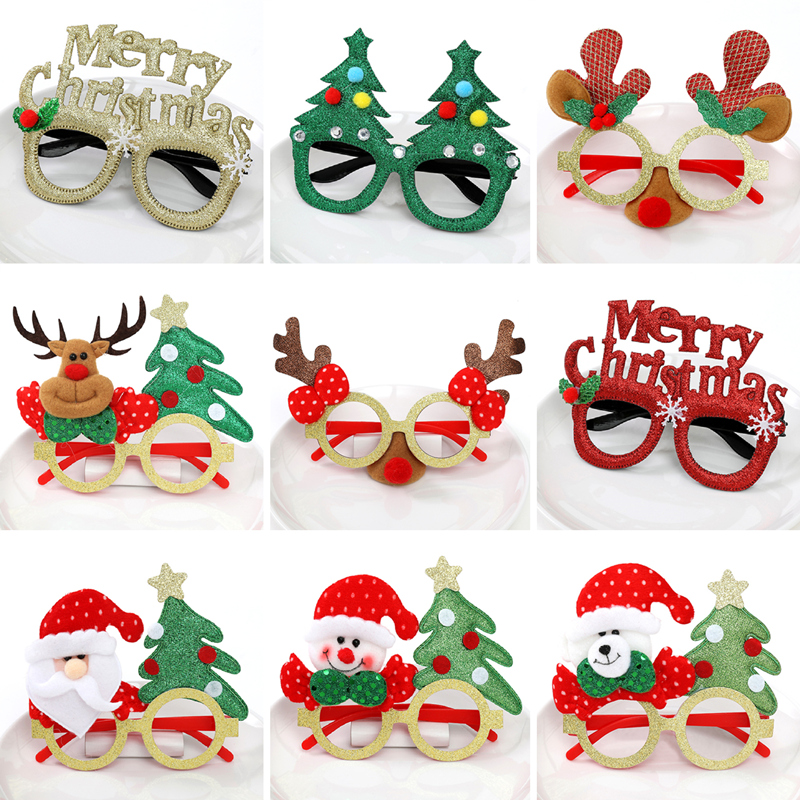 圣诞节儿童礼物小礼品眼镜框头饰装饰品发饰幼儿园送学生送小朋友