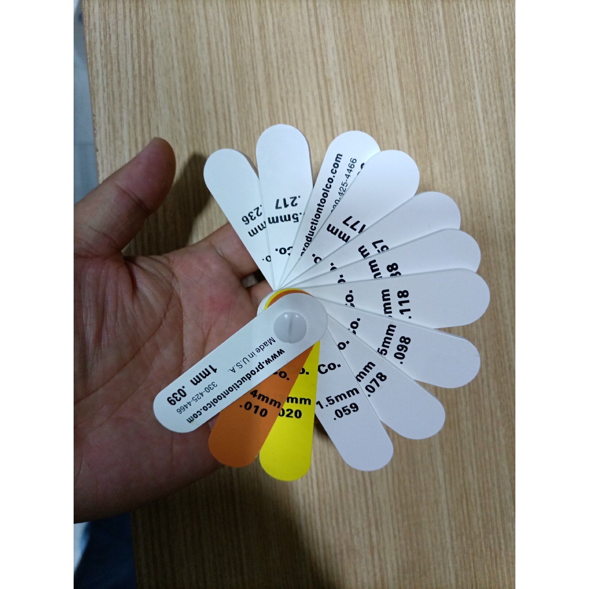 美国塑料塞尺330-425-4466议价产品