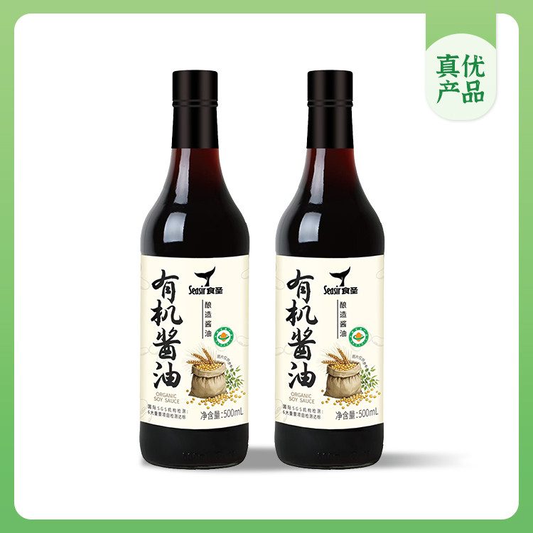 崔永元真优-有机酱油500ml*2瓶