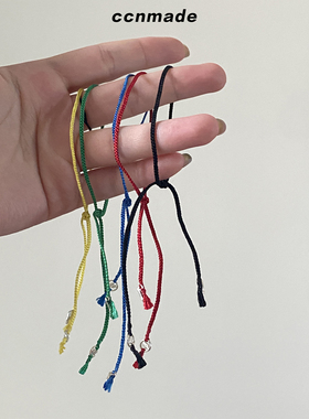 【现货】崔昌男手作｜Always with JEEHEE复古原创925纯银手绳手