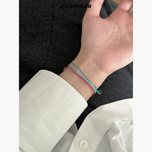 Single Thin Original超细光泽感手绳手链小众配饰潮人搭配 现货