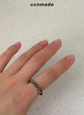 [预售]CCNMADE｜LETTER RINGⅡ韩剧虽然我知道尹率 IU同款戒指