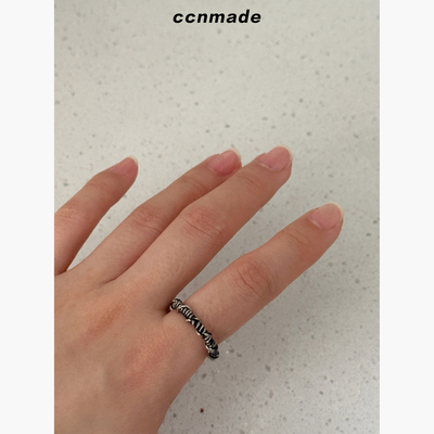 [预售]CCNMADE｜LETTER RINGⅡ韩剧虽然我知道尹率 IU同款戒指
