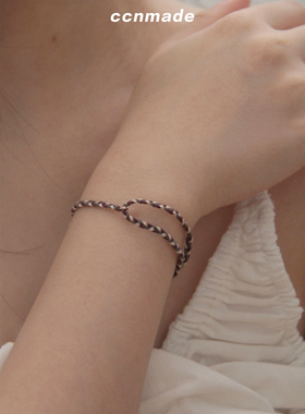 [部分现货]DIFFERENT MIX韩国原创设计小众混搭手绳手链925纯银