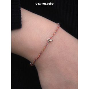 EXO吴世勋同款 CCNMADE｜ALWAYS幸福象征 原创925纯银手链 现货