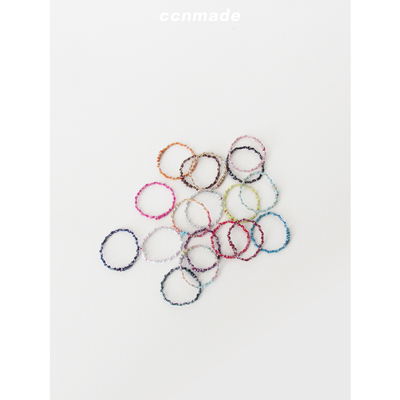 【预售】Gookhwa Ring Mix ver编织戒指韩国原创设计小众男女情侣