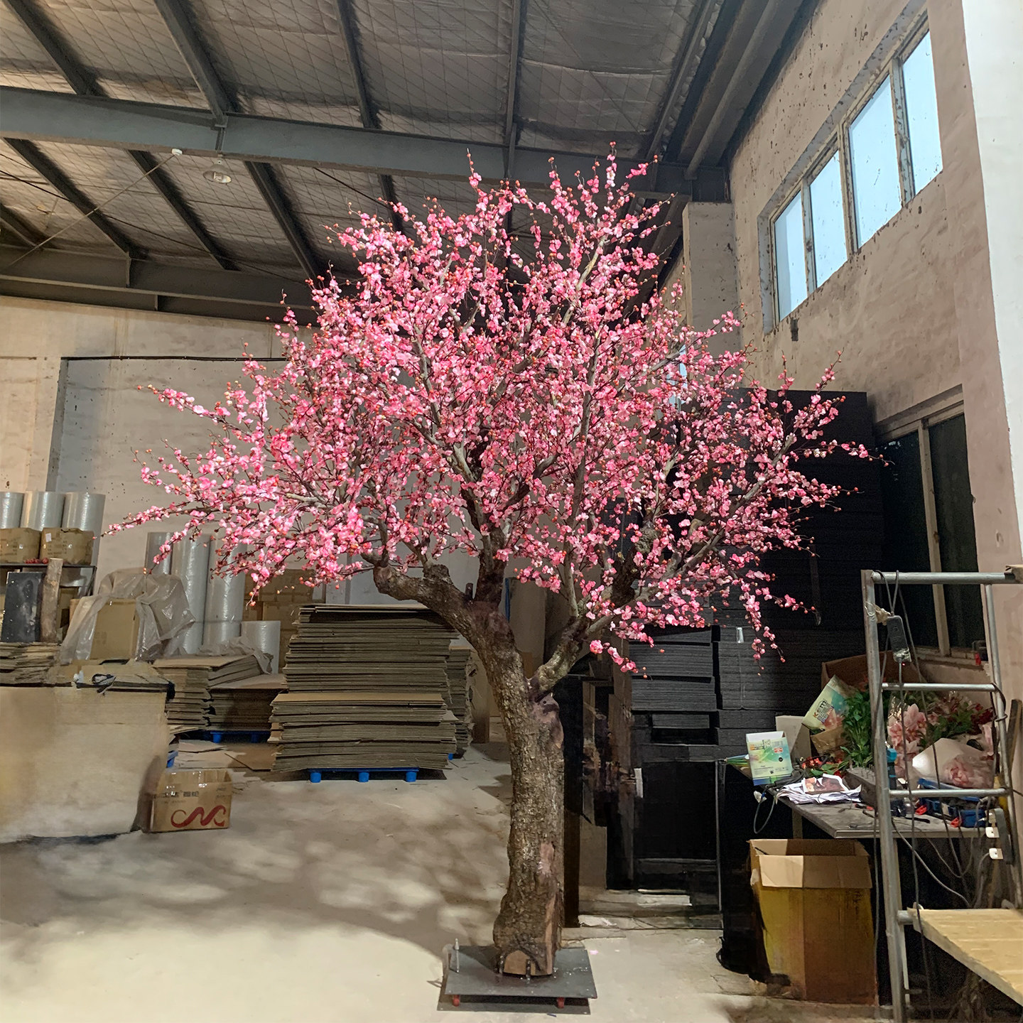 新年商场仿真梅花许愿树元旦活动