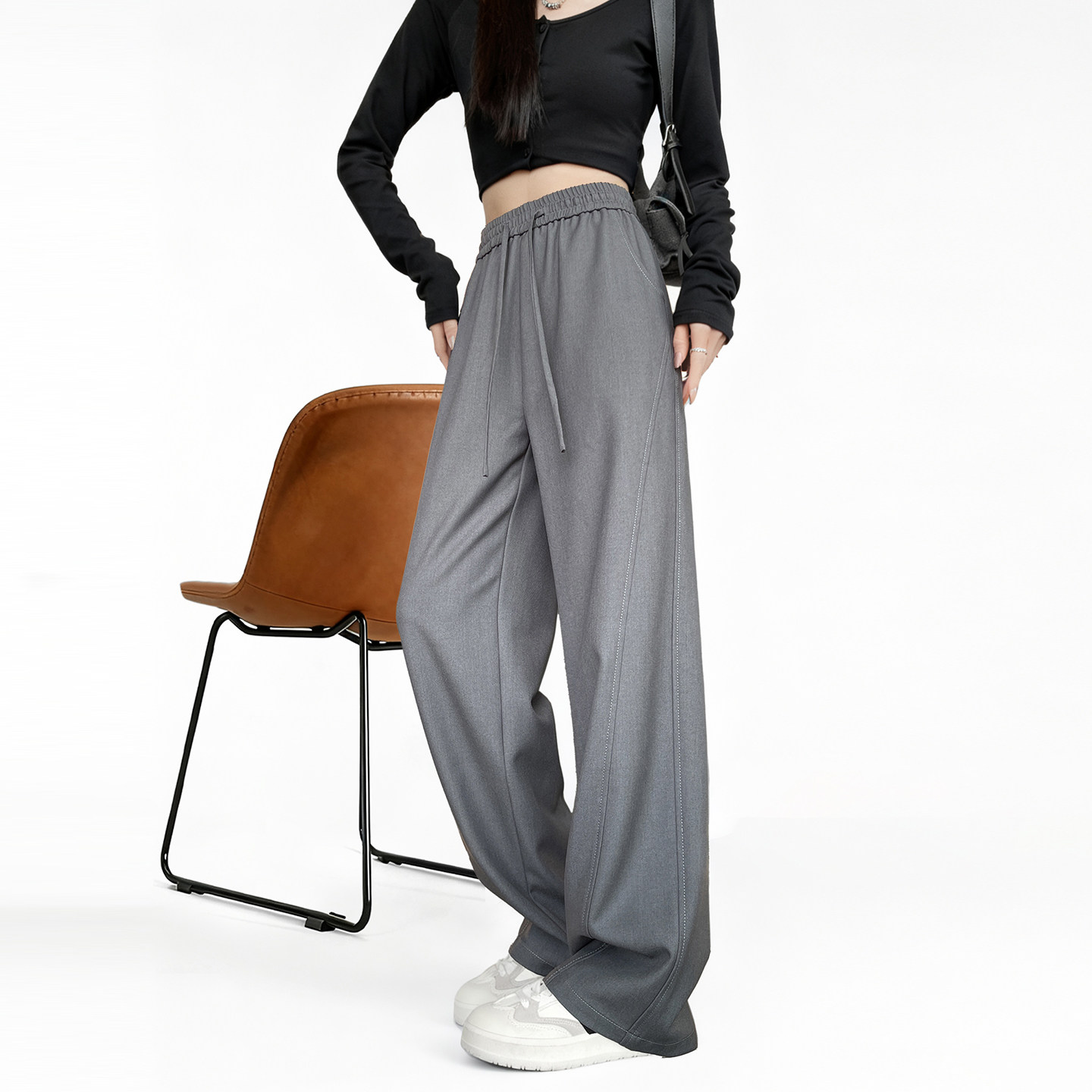 真的拒绝不了西装裤！太显瘦啦