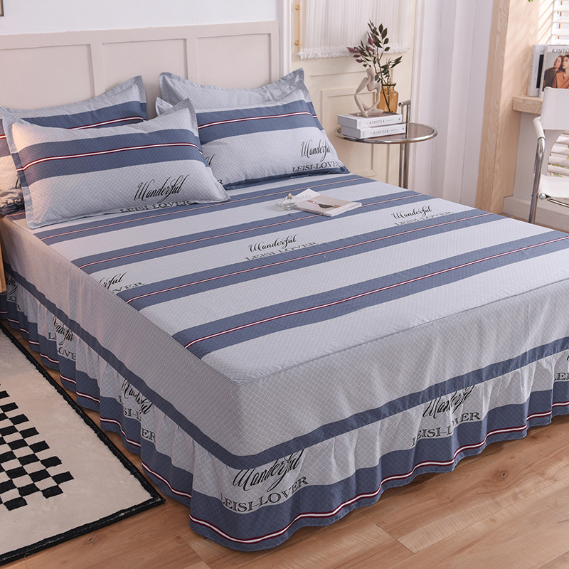 100%棉床裙四季通用不掉色不起球