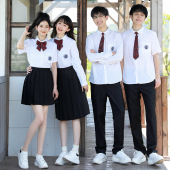 毕业班服学院风套装 运动会高中初中学生合唱诗歌演讲朗诵演出服