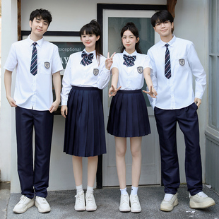 毕业班服套装学院风运动会高中初中学生合唱比赛诗歌朗诵演出服