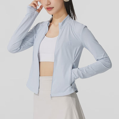 阿迪达斯女户外运动服立领夹克