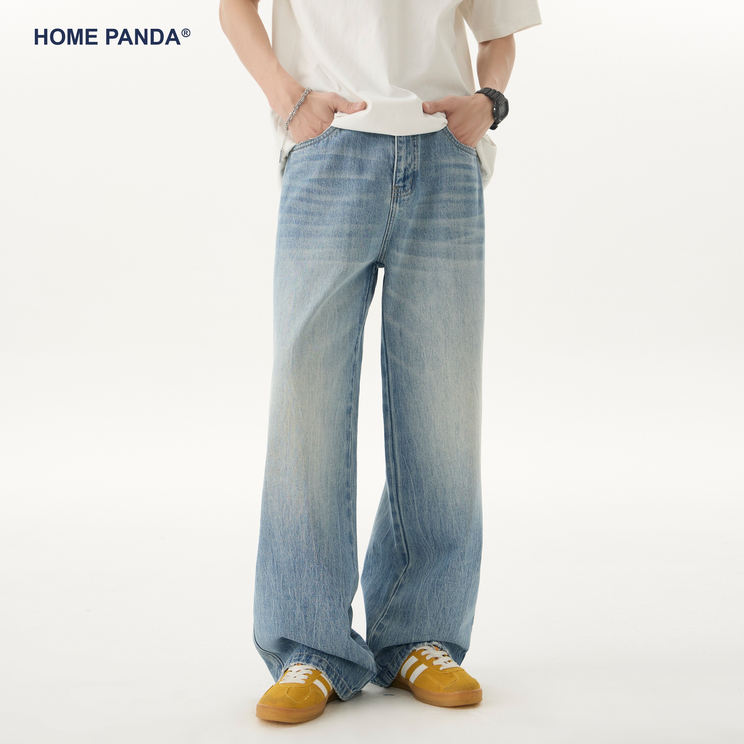 HomePanda冰蓝色天丝牛仔