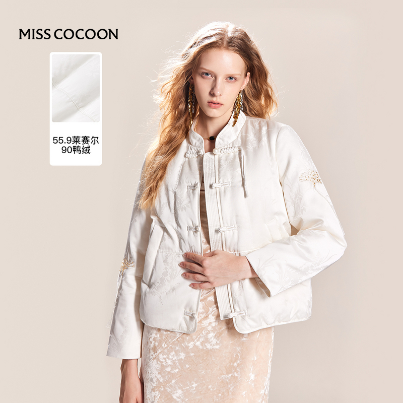MISSCOCOON新中式半高领羽绒服