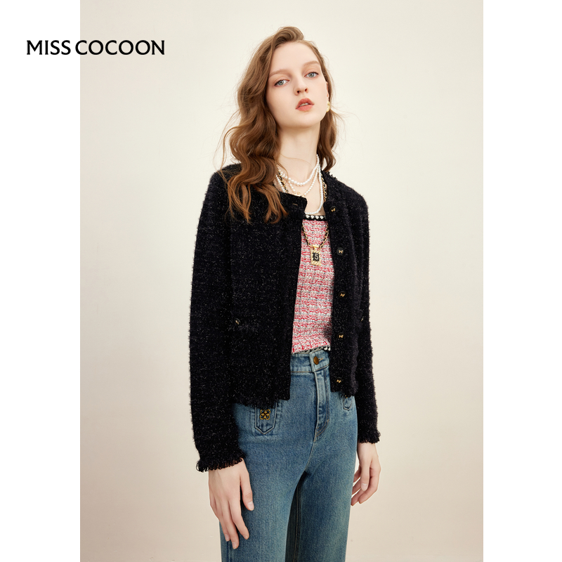 MISSCOCOON毛针织衫聚酯纤维