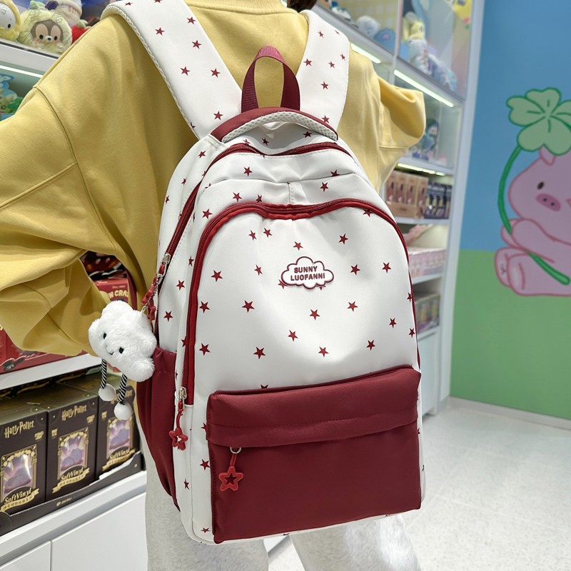 ins风书包女初中生高中生双肩包