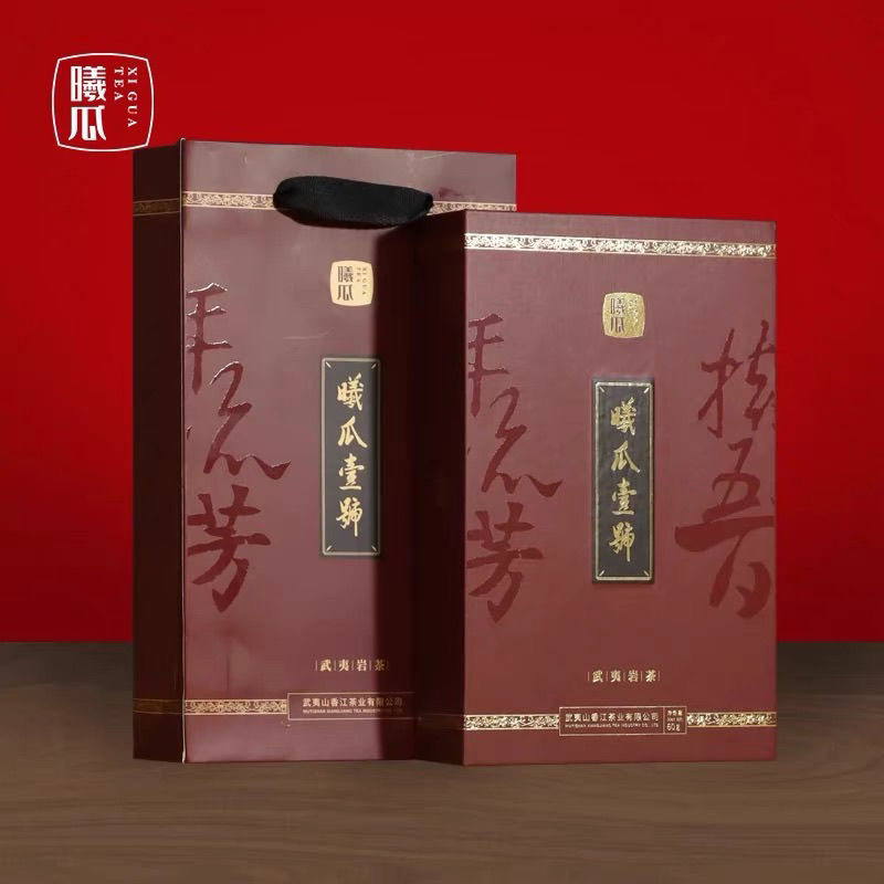 曦瓜壹号2024年特级武夷岩茶大红袍茶叶6泡礼盒装60克门店款