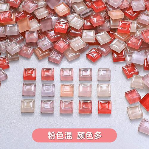 10公斤彩色水晶玻璃马赛克手工diy儿童创意品艺术美术区绘画Y562