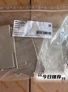 AEP 2C 10/16 A系列 插拔式 10平方 端子端板 2490380000