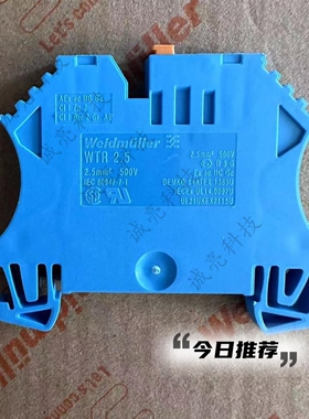 WTR 2.5 BL WDU系列蓝色2.5平 开关型接线端子8731640000