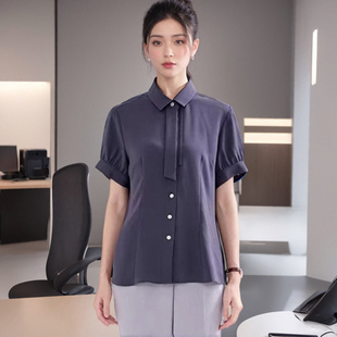 行服新款 子裙子连衣裙工作服马甲西裙外套工装 短袖 裤 衬衫 招行夏季