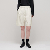 中裤 百慕大直筒休闲西装 宽松显腿长五分裤 女2025初秋高腰薄款 短裤