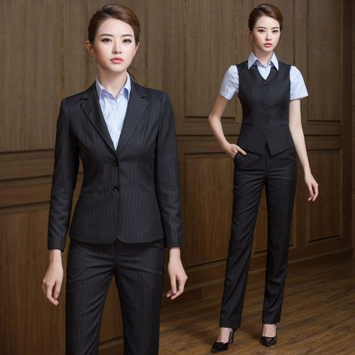 职业装正装短袖衬衫西服
