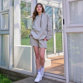 2024早春新款 套装 穿搭宽松舒适设计感卫衣两件套运动套装 洋气时尚