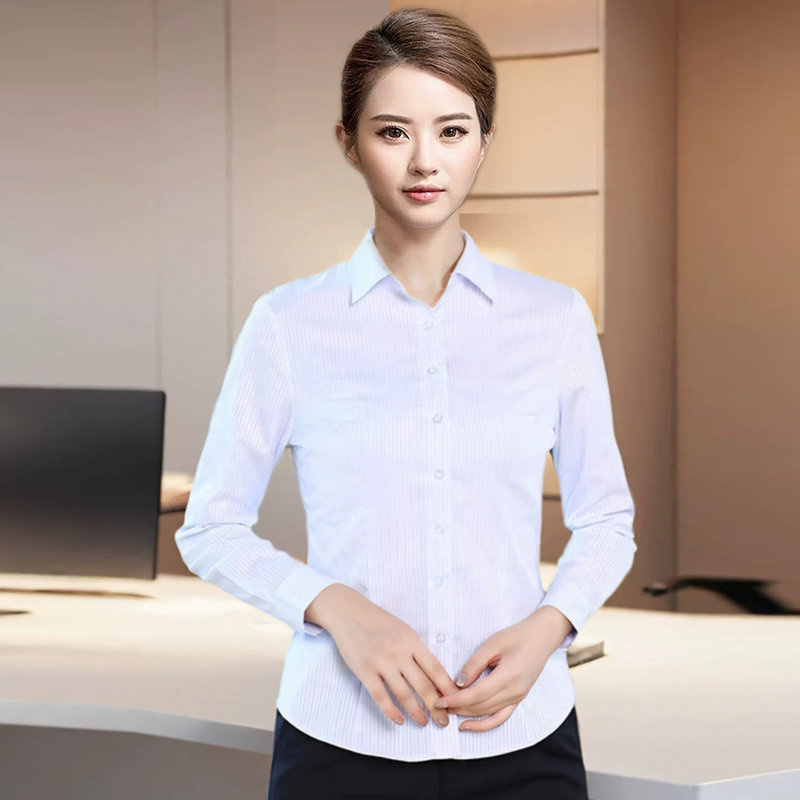 中行工作服行服夏季女式长袖衬衫裙子马甲西裤制服行裤外套工服