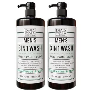 Dead Sea Collection 3 in 1 Body Wash for Men – Eucalyptus
