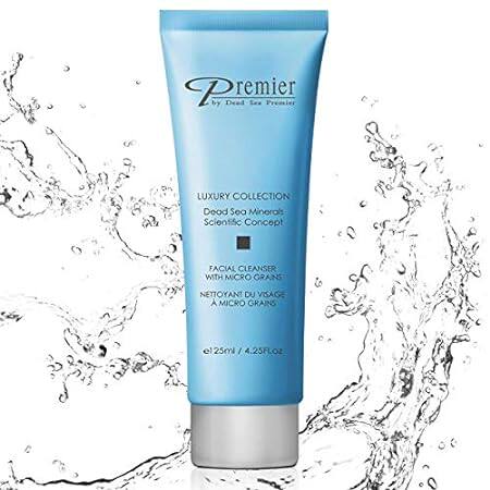 Premier Dead Sea Facial Cleanser with Micro Grains， Luxur