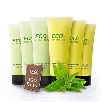 ECO amenities All-in-Kit 200pcs (100 Sets) 2-Piece Hotel