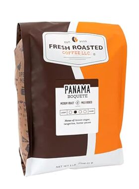 Fresh Roasted Coffee， Panama Boquete， 5 lb (80 oz)， Mediu