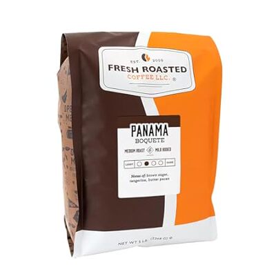 Fresh Roasted Coffee， Panama Boquete， 5 lb (80 oz)， Mediu