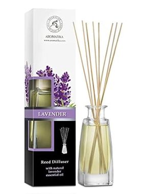 Reed Diffuser with Natural Essential Oil Lavender 3.4 Fl