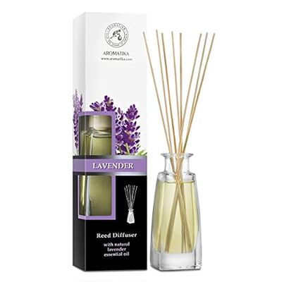 Reed Diffuser with Natural Essential Oil Lavender 3.4 Fl