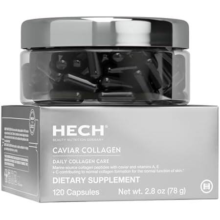 Caviar Collagen Capsules - Beauty Supplement with 2，000 m