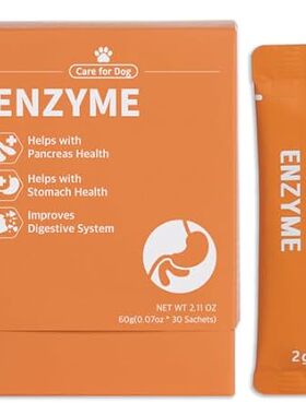 Enzyme for Dogs Digestive Enzyme Supplements for Dogs wit