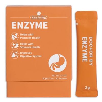 Enzyme for Dogs Digestive Enzyme Supplements for Dogs wit