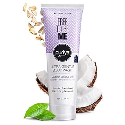 Puriya Ultra Gentle Body Wash， Hydration for Dry， Sensiti