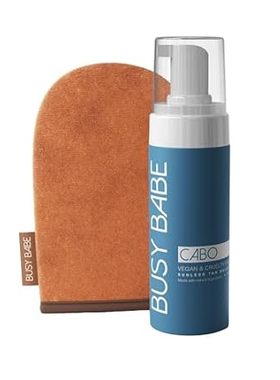 CABO Tanning Mousse Self Tanner With Mitt - Achieve a Gor