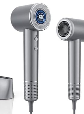 Hair Dryer - Ionic Blow Dryer with 110，000 RPM Brushless