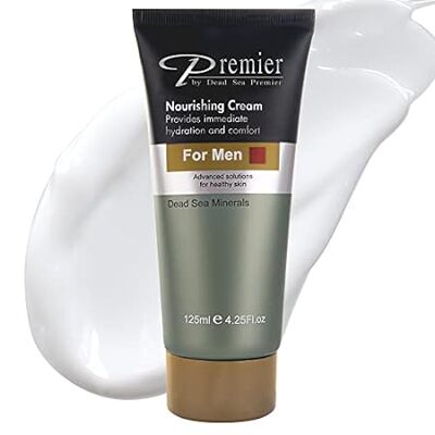 Premier Dead Sea Nourishing Cream for Men， Light and gent