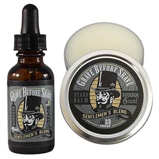 Gentlemen Bourbon Grave Shave? Beard Pack Blend Before