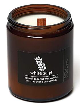 Hemlock Park Crackling Wood Wick Candle Handcrafted with