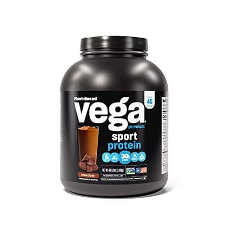 Vega Sport Premium Vegan Protein Powder Chocolate(45 Serv