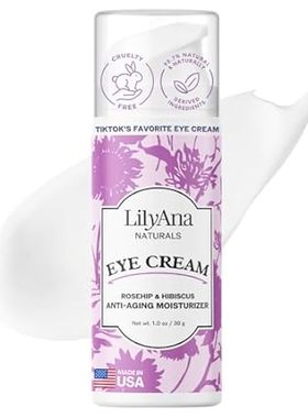 LilyAna Naturals Eye Cream for Dark Circles and Puffiness