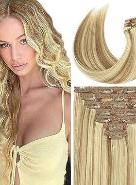 Loxxy 22Inch Full Head Silky Straight 100% Human Hair Cli